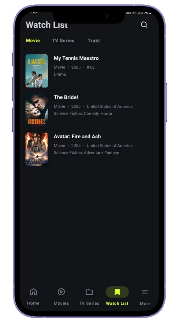 Watch List Watch List